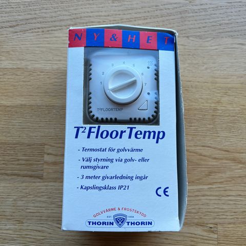T2 FloorTemp - Termostat for gulvvarme