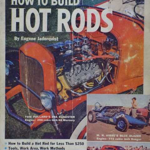 How to build HOT RODS 1957 Fawcett  bok, gave til den som har alt?