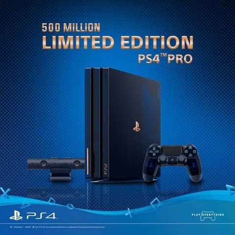 Playstation 4 PRO 500 million Limited Edition