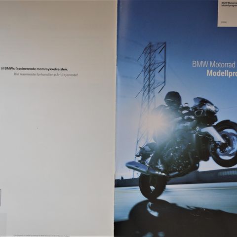 BMW MC program 2006 brosjyre