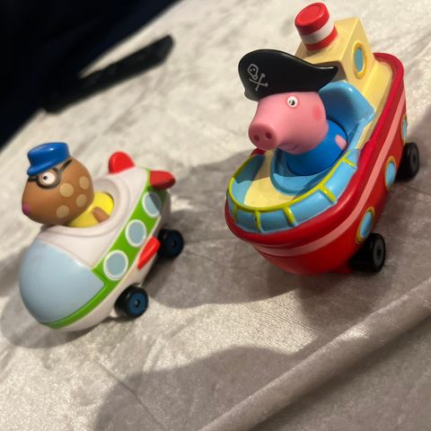 peppa Gris figurer/ mini buggy