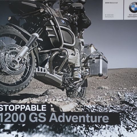 BMW R 1200 GS Adventure 2008 MC brosjyre