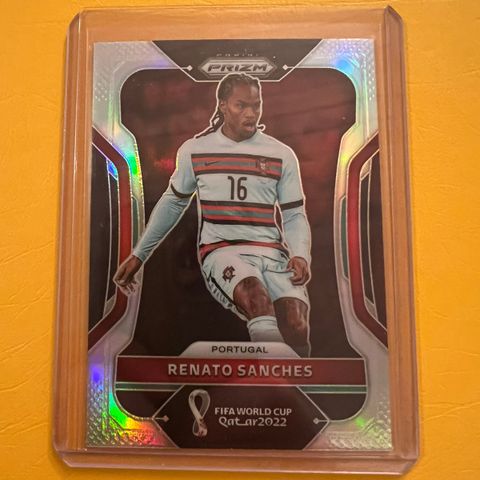 Renato Sanches silver Prizm World Cup 2022 fotballkort