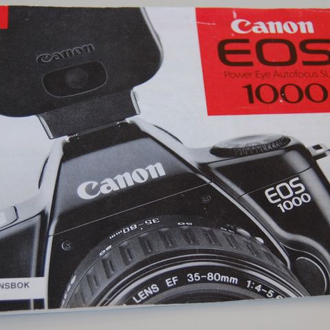Canon EOS 1000 bruksanvisning, På Norsk