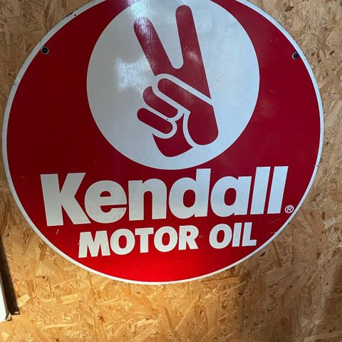 Kendall motor Oil skilt