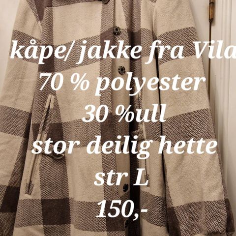 Kåpe/ jakke