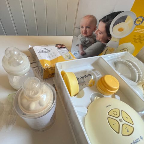 Medela Swing Flex + Calma + Storage Bags -Pick up from Oslo Central)