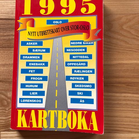 Kartboka 1995 Stor-Oslo