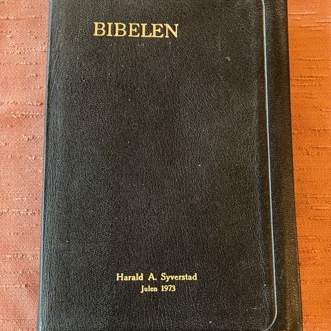 bibel gamle testament 1973 / 600 KR ferdig prute