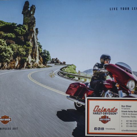 Harley Davidson  2017 brosjyre