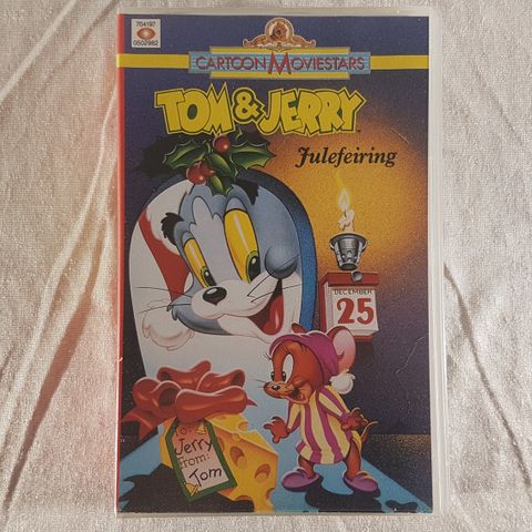 Tom & Jerry Julefeiring VHS