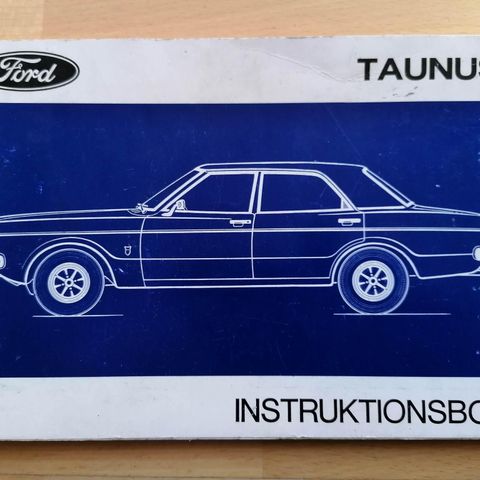 Ford Taunus instruksjonsbok