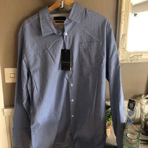 Fin Skjorte slim fit str XXL (XL)