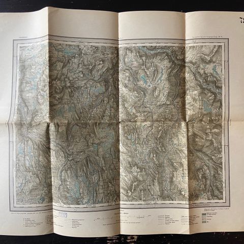 Kart over Rennebu (1921)