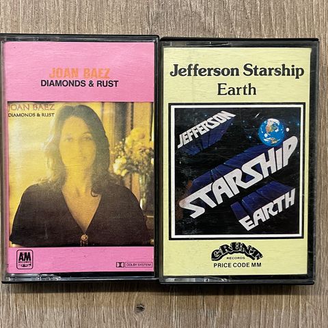 Jefferson Starship og Joan Baez  - Kassetter til salgs