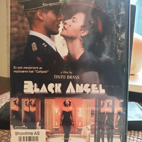 Strøken Tinto Brass's 'Black Angel' dvd selges kr 100,-