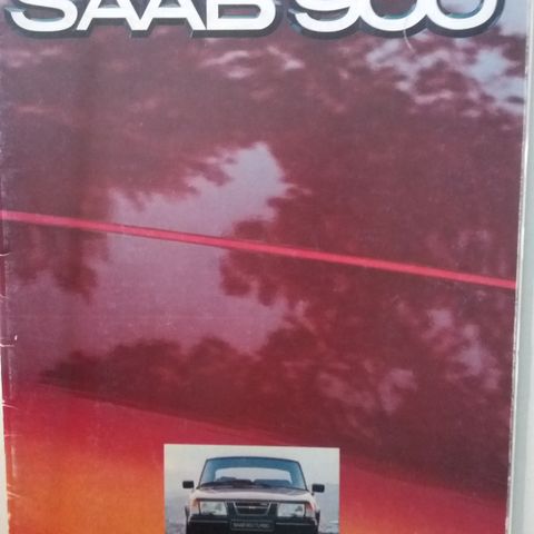 SAAB 900 -brosjyre.