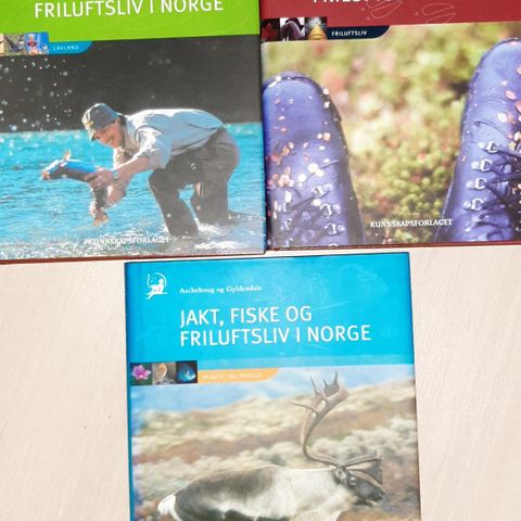 Jakt, fiske og friluftsliv bøker