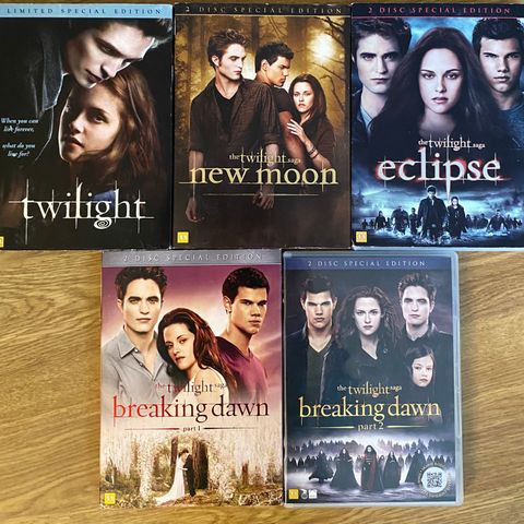 Twilight serien DVD