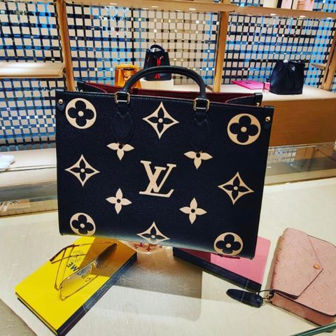 Louis Vuitton OnTheGo Bicolor MM - som ny!
