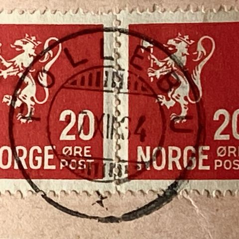 Norge 1934  NK 145 Pent stempel  FOLLEBU  7 XII  34