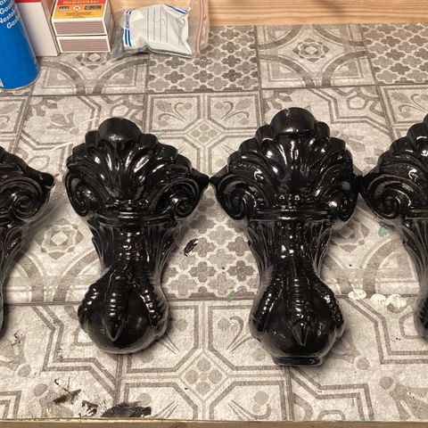 Cast Iron Ball And Claw Furniture Bath / Bathtub Leg