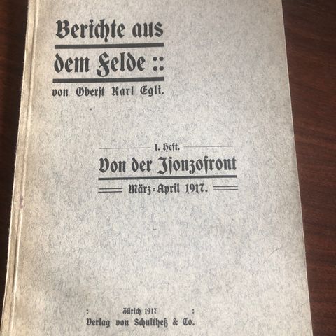 Tysk bok fra 1917