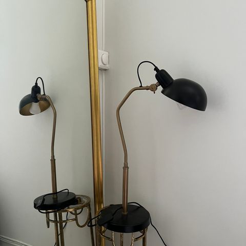 bordlampe messing/svart Broste Copenhagen