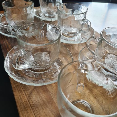 Arcoroc Fleur glass/kopper med skål