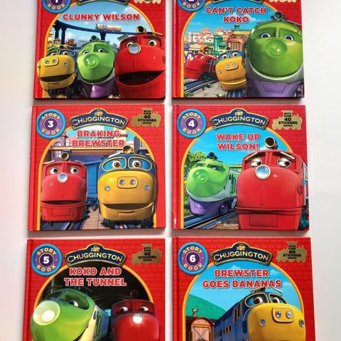 Chuggington books in English / tøfferud boker i engelsk