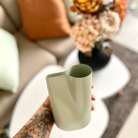 Mintgrønn vase