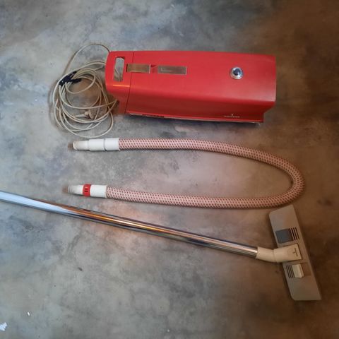 Vintage Siemens støvsuger ( rød).
