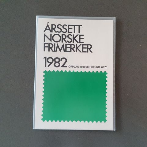 Årssett frimerker 1982