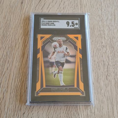 Harry Kane nummerert 3/25 Orange Prizm Panini Premier League 2020-21