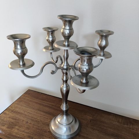 Fem-armet 5-armet lysestake kandelabra candelabra