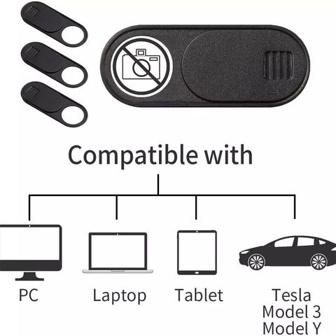 Kamera deksel Tesla Model 3 Y PC Laptop IPad Tablet