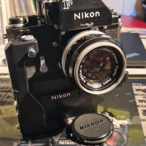 Nikon F Photomic FTN  med F36, batteripakke