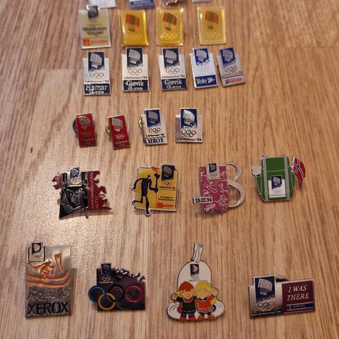 Mange forskjellige OL - pins µ