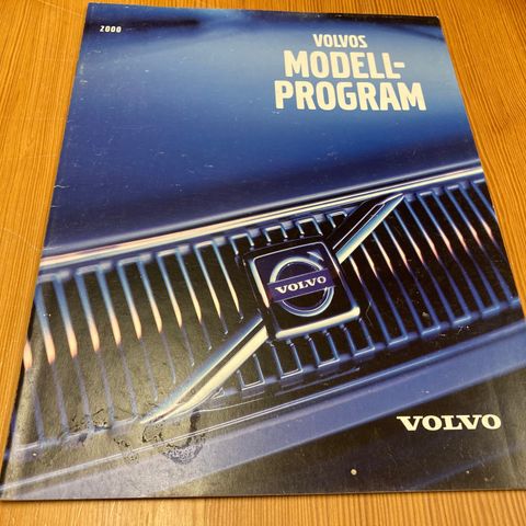 BILBROSJYRE - VOLVO MODELLPROGRAM 2000