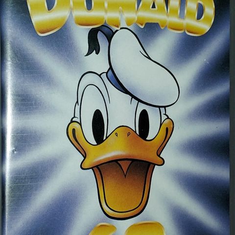 VHS SMALL BOX.GRATULERER DONALD.60 JUBILEUMSVIDEO.