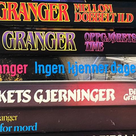 Bill Granger - Innbundet - samlet pris 5 stk.