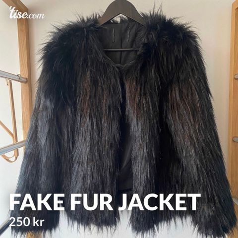 Fake fur jakke