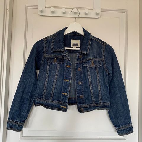 Denim jakke str 7-8 år