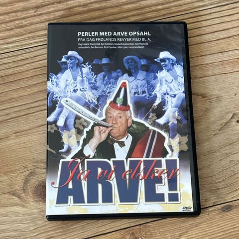Ja vi elsker ARVE! - Perler med Arve Opsahl (DVD) - Som ny !
