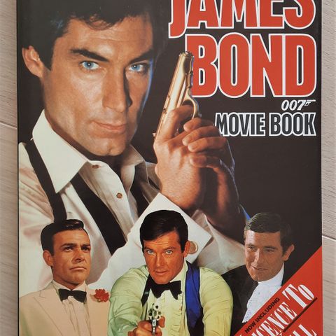 The New Official James Bond 007 Movie Book - 1989 hardback bok