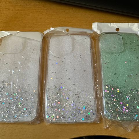 Glitrende Silikon Cover /  iPhone 14 Pro Max