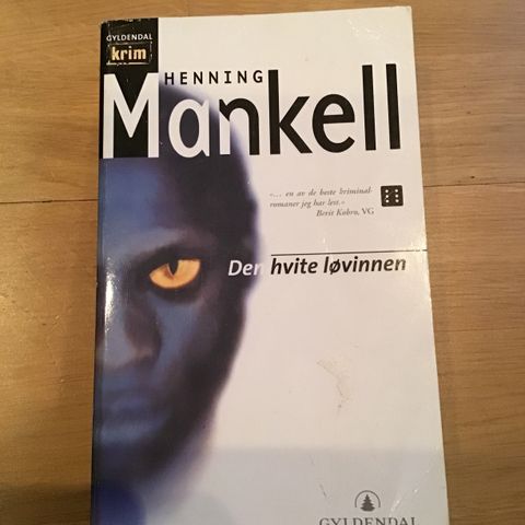 Pocketbok: Henning Mankell, Den hvite løvinnen