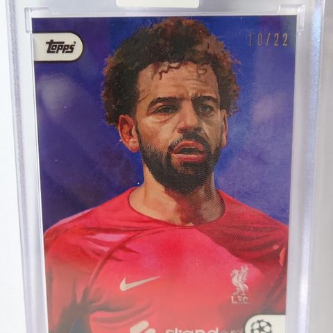 Mohamed Salah, Liverpool, Topps Project22 fotballkort NUMMERERT!