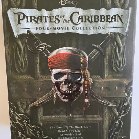 DVD Pirates of the Caribbean, Four Movie Collection