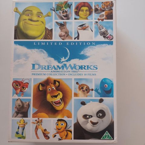 Dreamworks Premium Collection Box - 10 filmer (DVD)